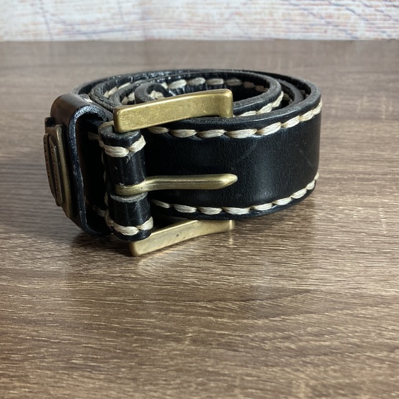 Unisex Machine by Bassico Made in Spain Small Leather Belt - Picture 2 of 10